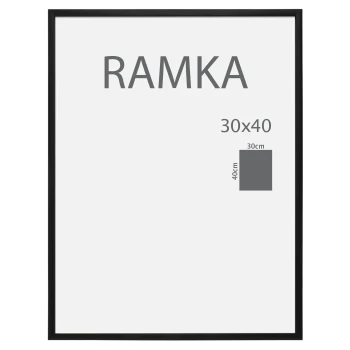 Czarna ramka 30x40 cm na karykaturę i zdjęcia
